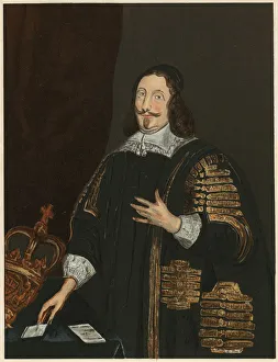 William Lenthall, 17th century English parliamentarian and lawyer, c1843
