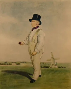 Cricket Prints: William Lillywhite, c1850. Creator: Unknown