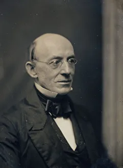 Southworth Albert Sands Prints: William Lloyd Garrison, ca. 1850. Creators: Josiah Johnson Hawes, Albert Sands Southworth