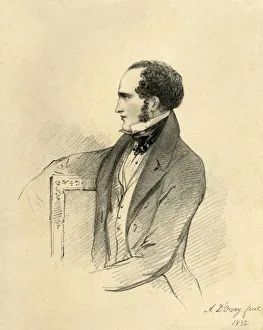 Georgiana Gallery: William Locke, 1832. Creator: Richard James Lane