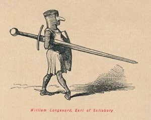 William Longsword, Earl of Salisbury, c1860, (c1860). Artist: John Leech