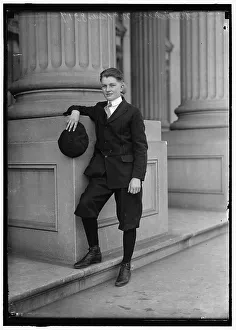Mckinley William Prints: William Mckinely, Senate Page, between 1914 and 1918