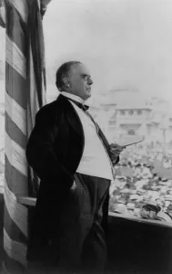 Addressing Prints: William McKinley delivering his last address