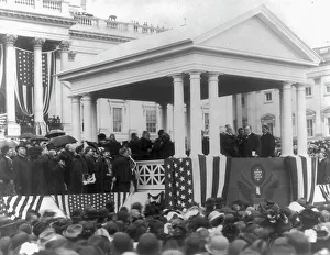 Mckinley William Prints: William McKinley taking Oath of Office