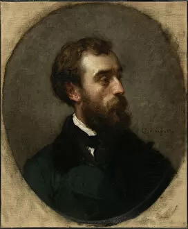 Painter Gallery: William Morris Hunt, c. 1850. Creator: Charles Monginot
