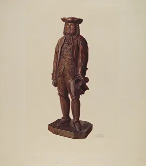 William Penn Carving, c. 1938. Creator: Frances Lichten