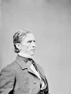 Secretary Collection: William Pitt Fessenden of Maine, between 1855 and 1865. Creator: Unknown