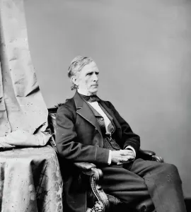 Secretary Collection: William Pitt Fessenden of Maine, between 1860 and 1875. Creator: Unknown