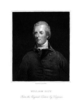 James Posselwhite Collection: William Pitt the Younger, British politician, 19th century.Artist: James Posselwhite