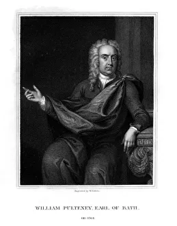 William Pulteney, 1st Earl of Bath, English politician, (1832).Artist: WT Mote William Pulteney, 1st Earl of Bath, English politician, (1832).Artist: WT Mote