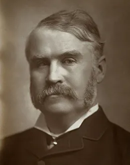 William Schwenck Gilbert, British artist, librettist, playwright and writer, 1883 William Schwenck Gilbert, British artist, librettist, playwright and writer, 1883