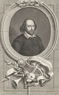 John Taylor Prints: William Shakespeare, 1747. Creator: Jacobus Houbraken