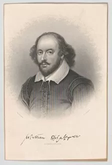 Dramatist Collection: William Shakespeare, 1856. Creator: John Chester Buttre