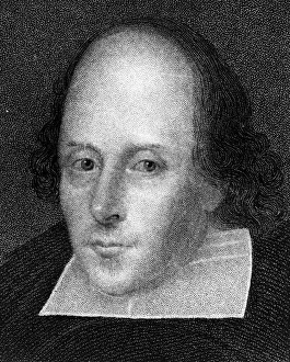 William Shakespeare, English poet and playwright. Artist: J Cochran