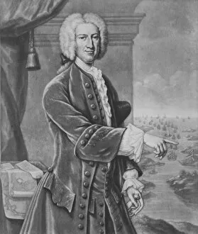 William Shirley, Governor of Massachusetts, 1747. 1747. Creator: Peter Pelham