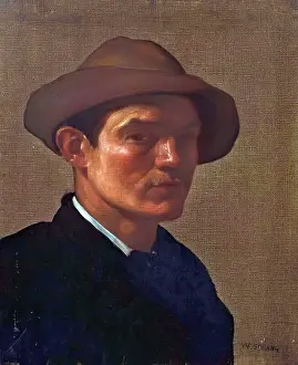1882 Prints: William Strang, Self Portrait, c1882. Creator: William Strang