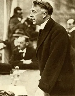 Cosgrave Prints: William Thomas Cosgrave making a speech, Dublin, Ireland, 1922, (1935). Creator: Unknown