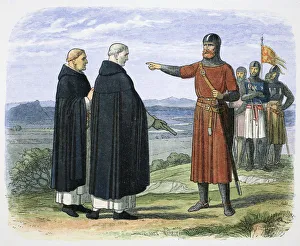 James William Edmund Gallery: William Wallace rejects the English proposals, 1297 (1864)