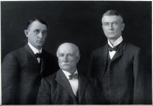 Family Business Prints: William Worrall Mayo with his sons Charles Horace Mayo (left) and William James Mayo