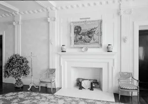 Williams Paley, residence in Manhasset, Long Island, 1942. Creator: Gottscho-Schleisner, Inc