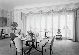 Williams Paley, residence in Manhasset, Long Island, 1942. Creator: Gottscho-Schleisner, Inc