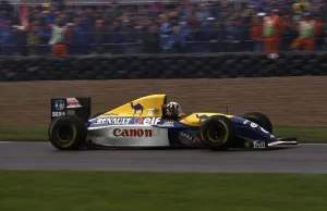 Damon Prints: Williams Renault FW15C, Damon Hill, 1993 European Grand Prix. Creator: Unknown