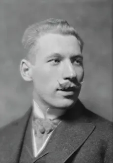 Starched Collar Prints: Williamson, J.M. Mr. portrait photograph, 1915 Oct. 25. Creator: Arnold Genthe
