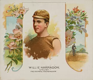 Bicycles Collection: Willie Harradon, Cyclist, The Youthful Phenomenon, from Worlds Champions