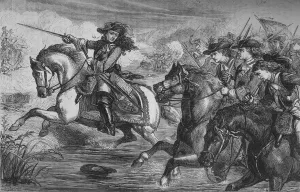 Willliam III. At the Boyne, 1690, (c1880)