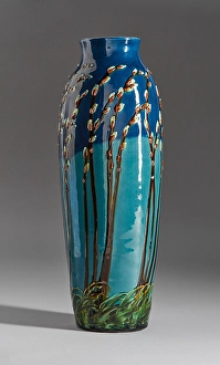 Willow Prints: Willow Catkin Vase, about 1897. Creator: Max Laeuger