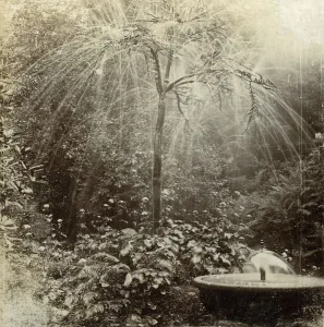 Willow Tree Fountain, Chatsworth, Derbyshire. Artist: The Fine Art Photographers Co