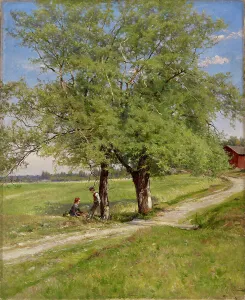 Willows, 1897. Creator: Hjalmar Munsterhjelm