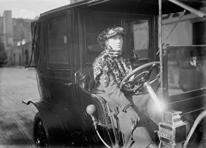 Taxi Driver Prints: Wilma K. Russey, 1915. Creator: Bain News Service