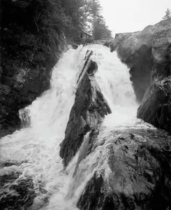 Adirondacks Prints: Wilmington High Falls, Adirondack Mts. N.Y. between 1900 and 1910. Creator: Unknown
