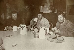 Antarctic Gallery: Wilson, Bowers, and Cherry-Garrard on Their Return from Cape Crozier, 1 August 1911, (1913)