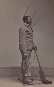 Wilson, Branded Slave from New Orleans, 1863. Creator: Charles Paxson Wilson, Branded Slave from New Orleans, 1863. Creator: Charles Paxson
