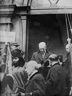 Wilson Thomas Woodrow Prints: Wilson, Paris, 19 Dec 1918. Creator: Bain News Service