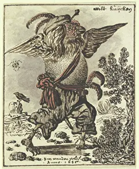 Wing Prints: Wilt kuijken, 1645. Creator: Jan Jansz van de Velde