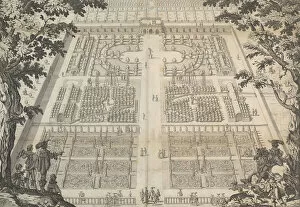 Wilton Garden, plate 1, ca. 1640. Creator: Isaac de Caus