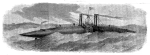 Mail Prints: The Winans Ocean Steamer as she will appear at sea, 1858. Creator: Smyth