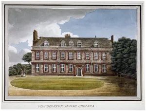 Winchester House, Chelsea, London, c1800