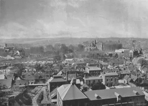 Salmon Prints: Winchester, from St. Giles Hill, c1896. Artist: Henry William Salmon