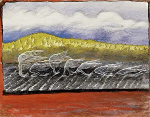 Soil Prints: The Wind Blows, 1897. Creator: Hugo Simberg
