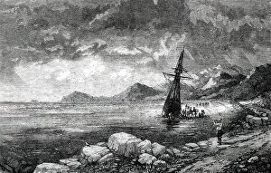 The Wind on Shore - painted by T. Creswick, A.R.A. 1850. Creator: J Williams