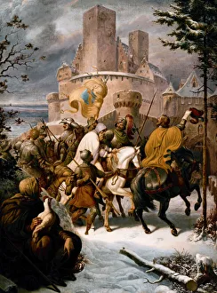 Windeck Castle. Artist: Gotzenberger, Jakob (1802-1866)