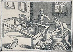 Cottage Industry Prints: Winding Off Silk, c1600, (1903)