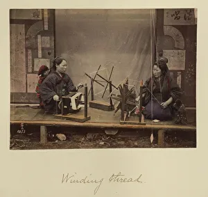 Engawa Prints: Winding Thread, about 1873-1883. Creator: Shinichi Suzuki I