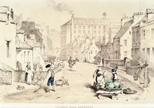 Locals Prints: Windmill Brae, Aberdeen, c1840s. Creator: William Nichol