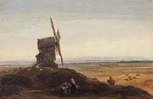 A Windmill, c1830s. Creator: David Cox the Elder