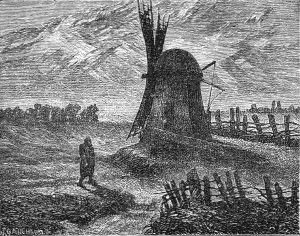 Bates Hw Prints: Windmill near Dorpat; The Baltic Provinces of Russia, 1875. Creator: Unknown